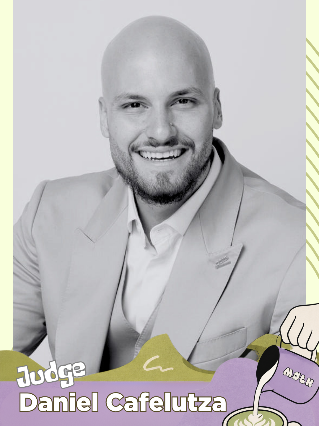 Daniel Cafelutza — Latte Art Throwdown judge