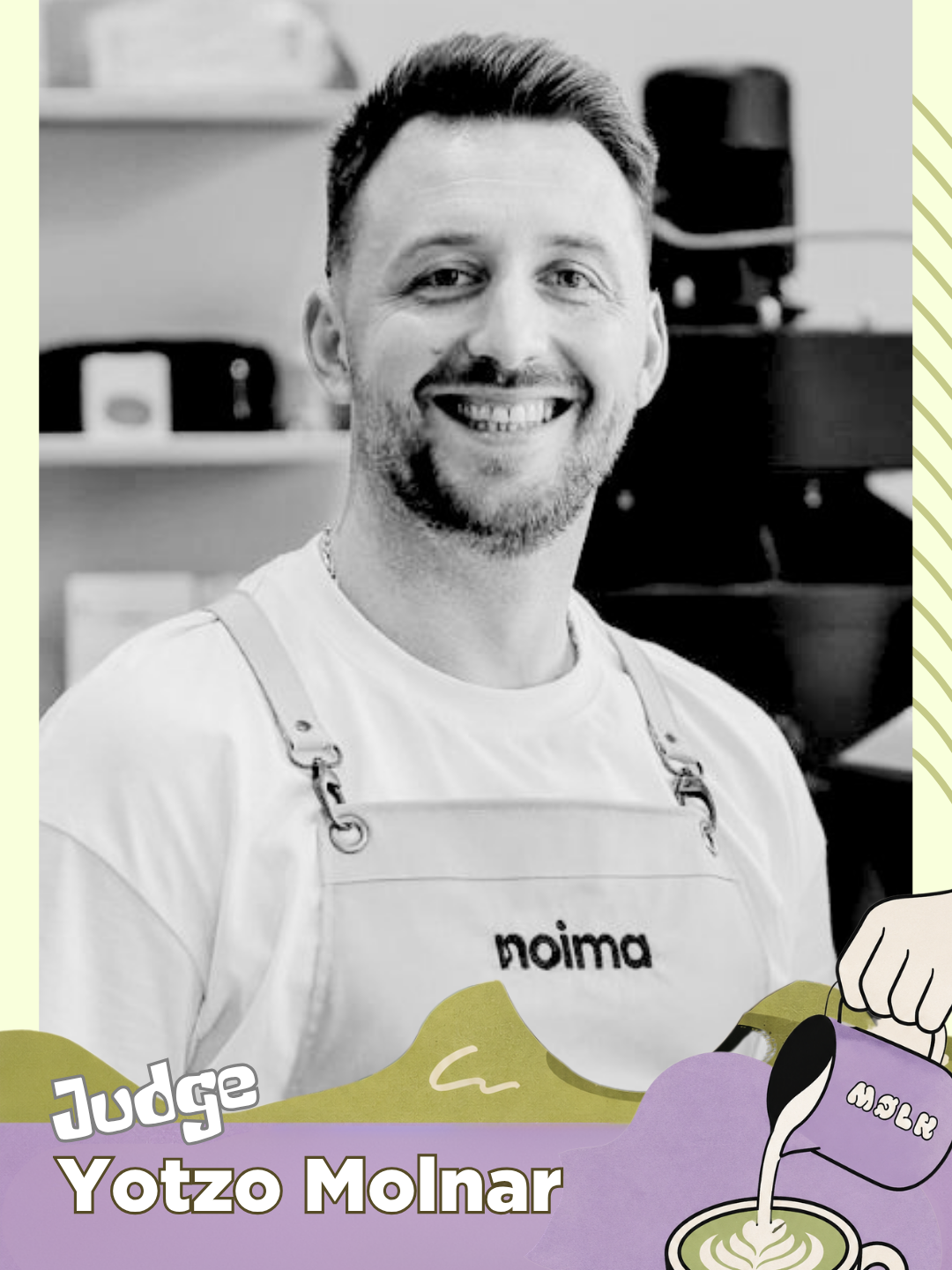 Yotzo Molnar — Latte Art Throwdown judge